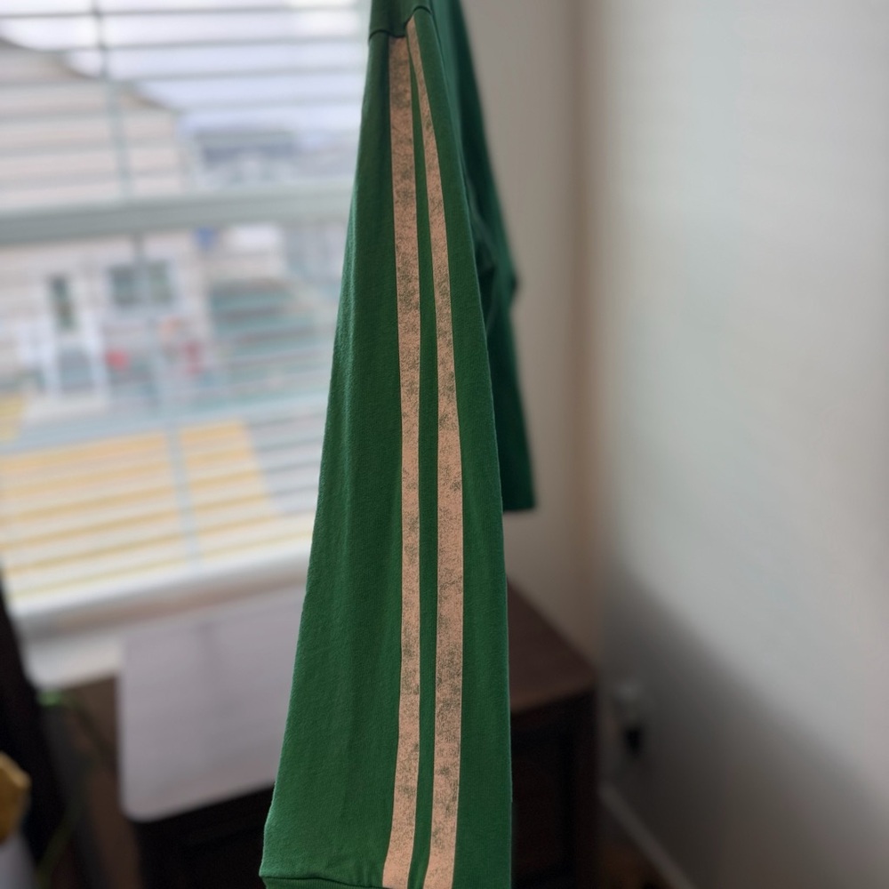 Daydreamer Green and White Rugby Shirt - Picture 9 of 11